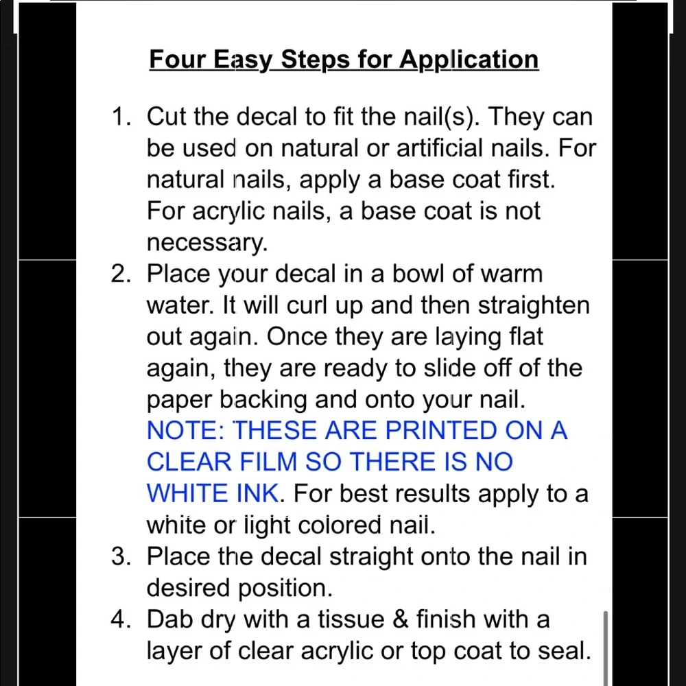 💌BO/GO$6 Tampa Bay Rays Nail Decals - Picture 4 of 4